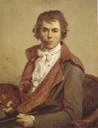 Jacques-Louis  David Portrait of the Artist (mk05) oil on canvas